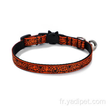 Collier de chat Halloween Candy Corn